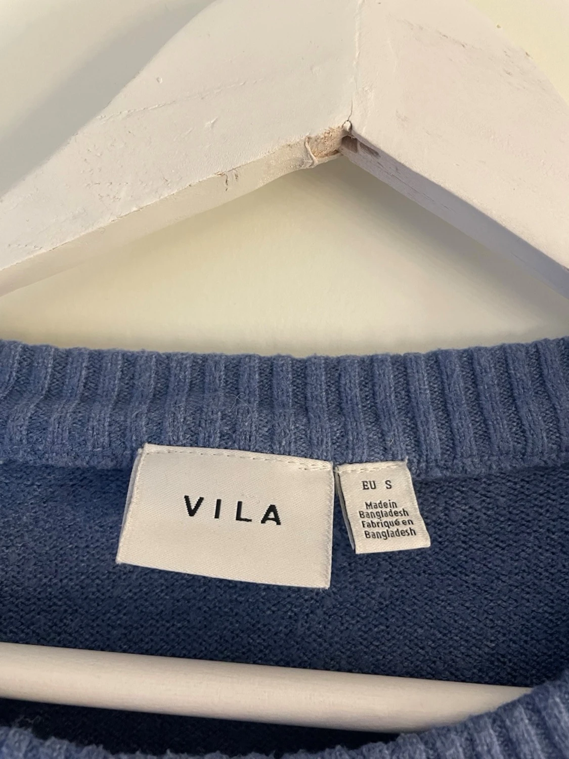 Blå stickad tröja från Vila - 2