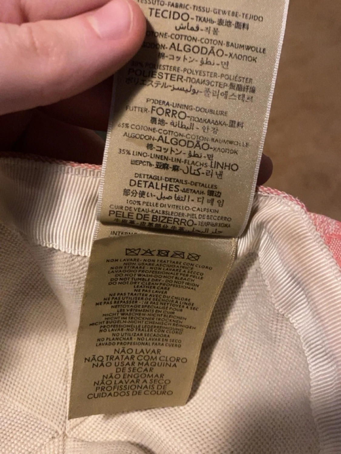 Rosa Gucci keps med monogram - 2