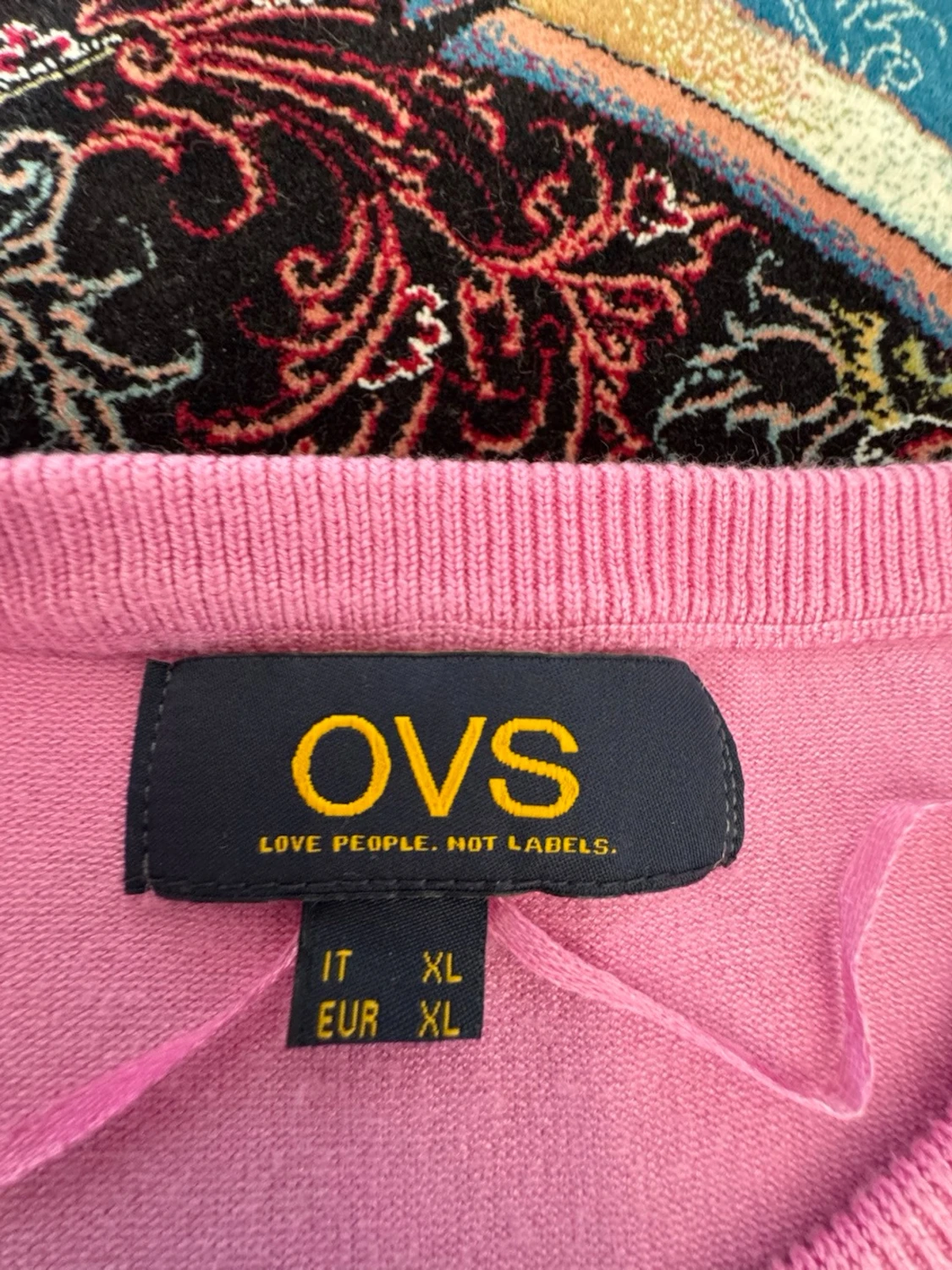 Rosa stickad tröja från OVS - 1