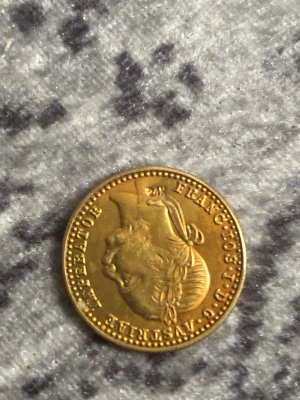 Guldmynt Österrike 1915 dukat stämplad med 24k vikt: ca 3g - Säljer ett österrikiskt guldmynt (dukat) som är stämplat med 24k på porträtt sidan av myntet!