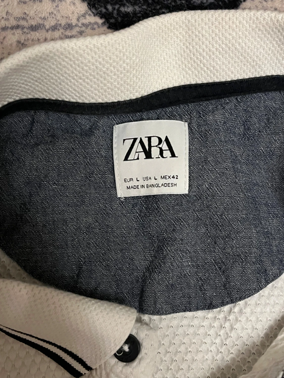 Vit pikétröja från Zara - 1