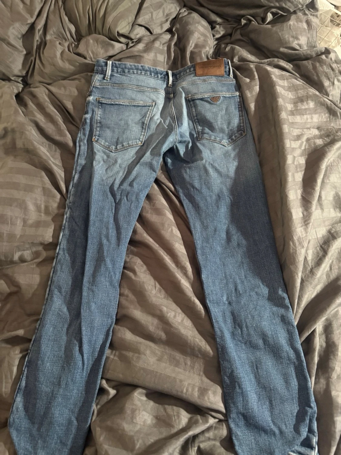 Blå jeans från Armani - 4