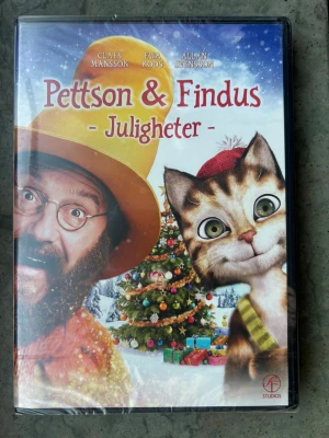 Pettson & Findus juligheter dvd - HELT NY & INPLASTAD!! DVD-film med Pettson & Findus - Juligheter. Filmen har svenskt tal och text på svenska, danska, norska och finska. Speltid 1 tim 19 min. Åldersgräns: Barntillåten.  Finns på språk: Svenska  