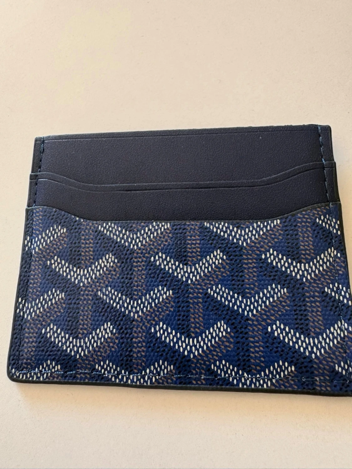 Blå korthållare - 1