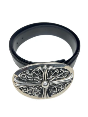 Chrome hearts xxl oval belt  - Made this with stainless steel and pure leather for strap 