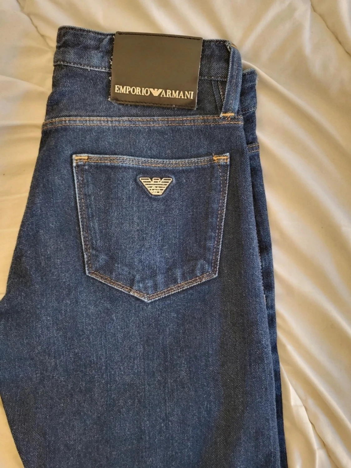 Mörkblå jeans från Emporio Armani - 1