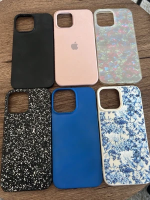 Sex olika mobilskal i olika färger - Säljer sex snygga mobilskal till iPhone 13 Pro Max 