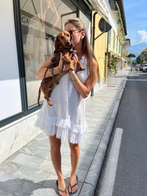 Strandklänning Zara  - Så fin strandklänning från Zara. S/M. Väldigt fint skick