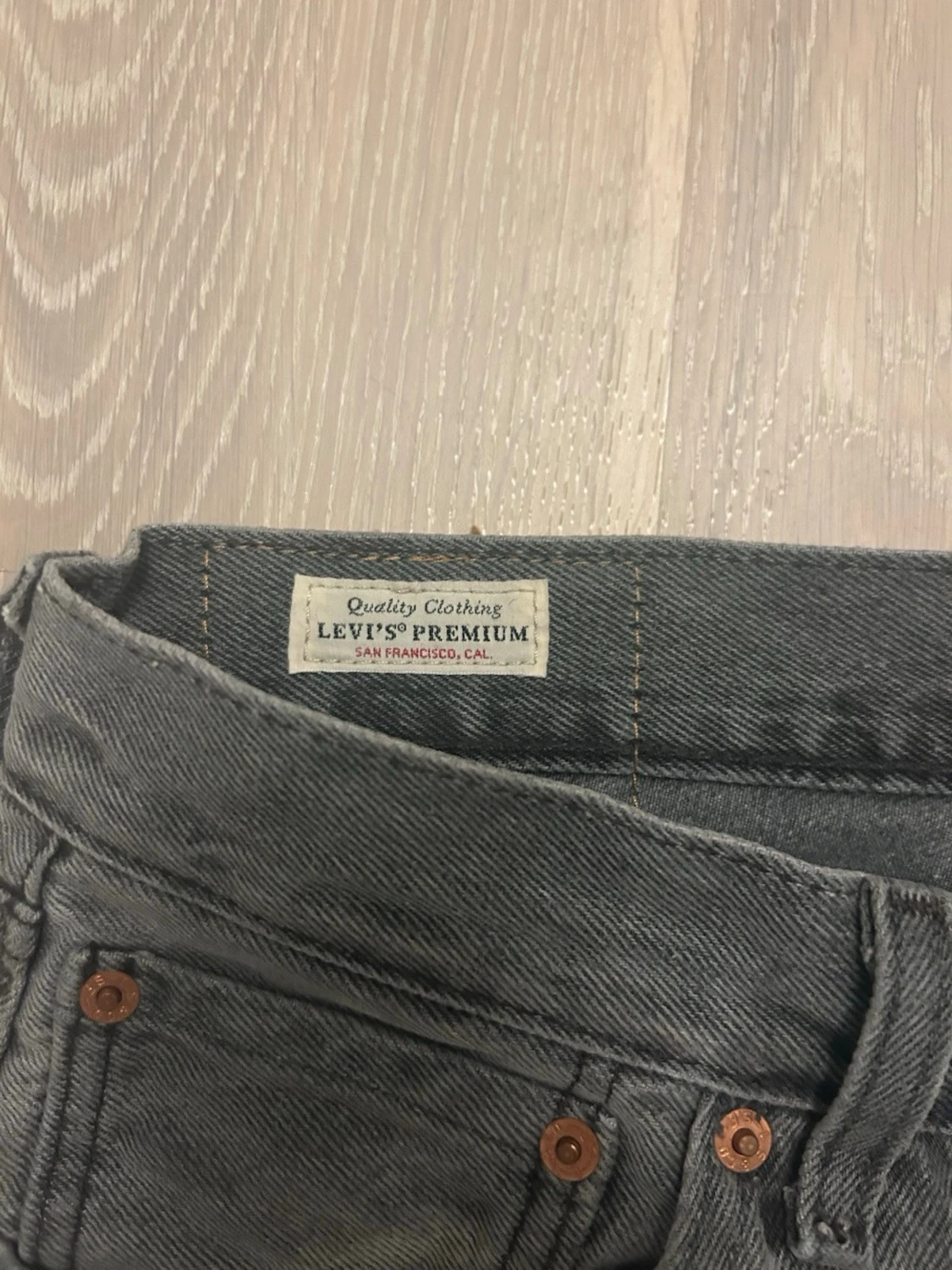 Levi’s 501 Grå - Storlek W31 L32 - 3