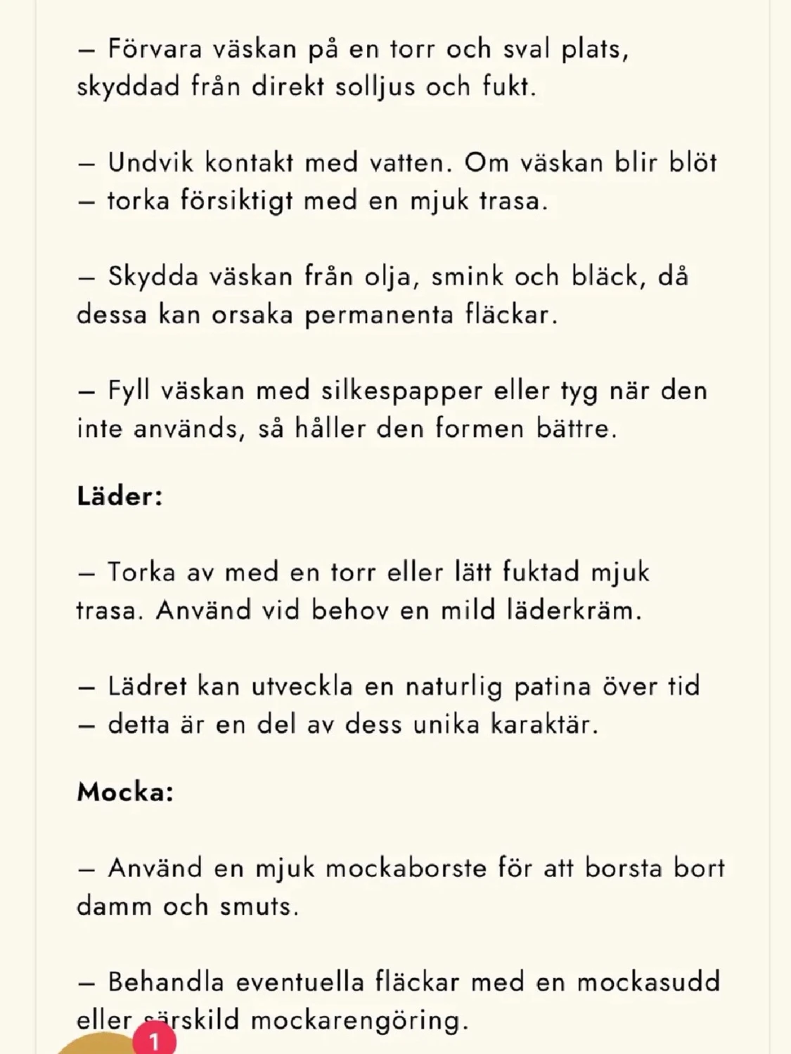 Guldig skinnkuvertväska Barletta - 3