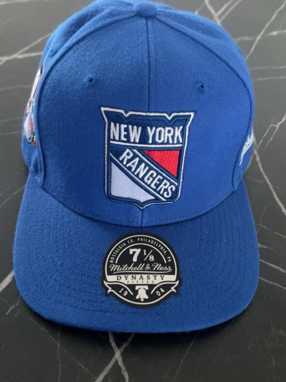 Blå New York Rangers keps