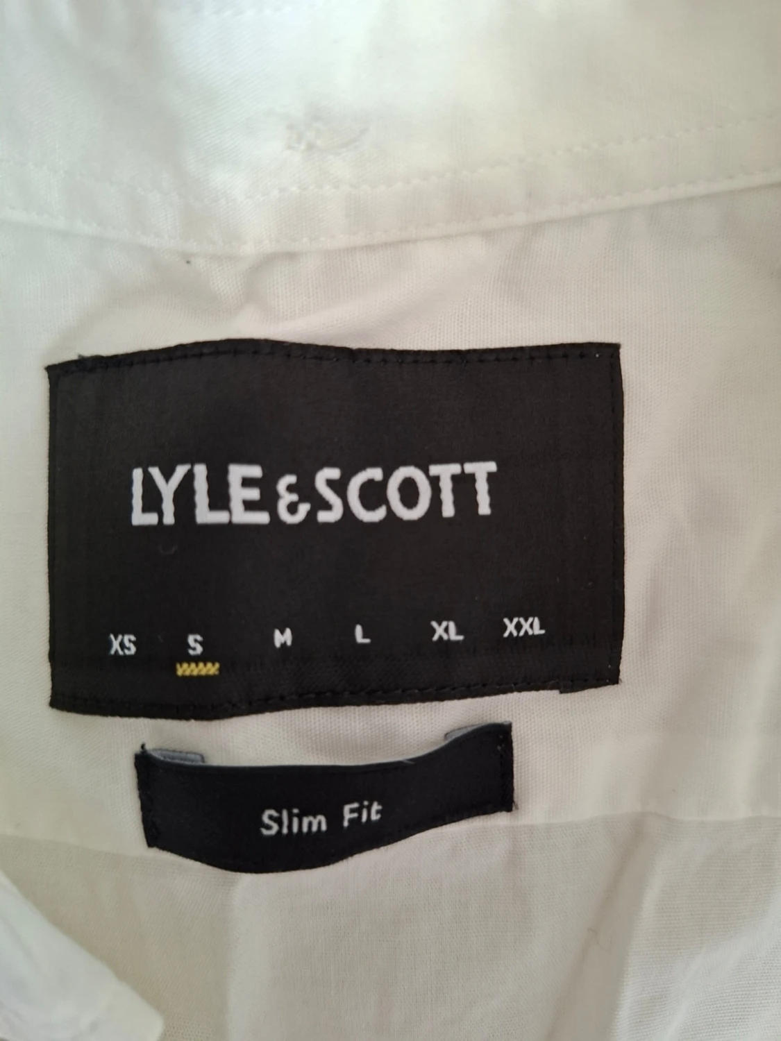 Vit kortärmad skjorta Lyle & Scott - 1