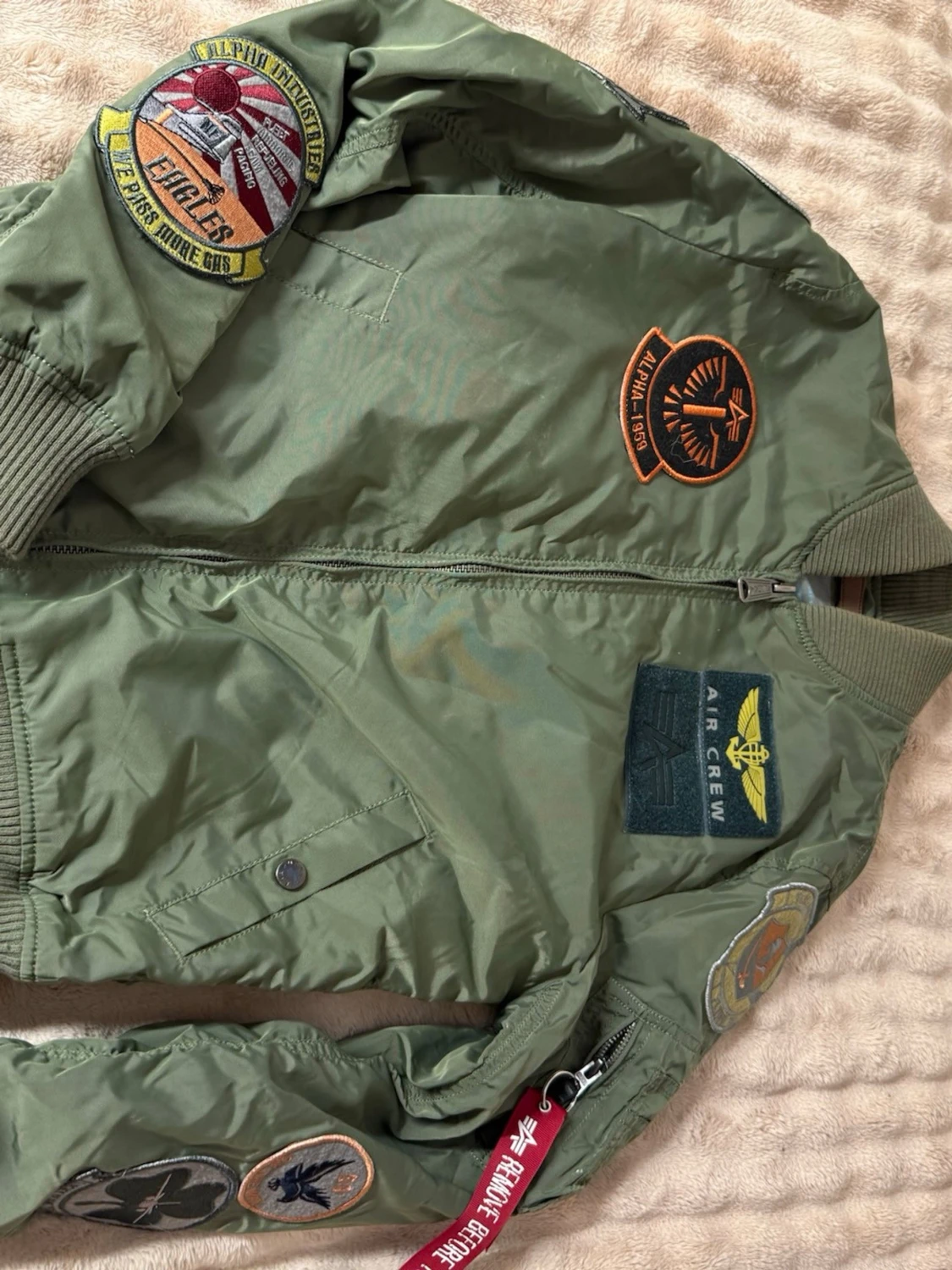 Grön bomberjacka Alpha Industries