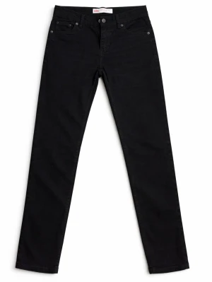 Levis 502 svart - Säljer ett par svarta Levi's 502 jeans med klassisk femficksdesign och knappgylf. Jeansen har en rak passform och är tillverkade i mjuk bomullsdenim med lite stretch för extra komfort. Perfekta till en clean och stilren look. 