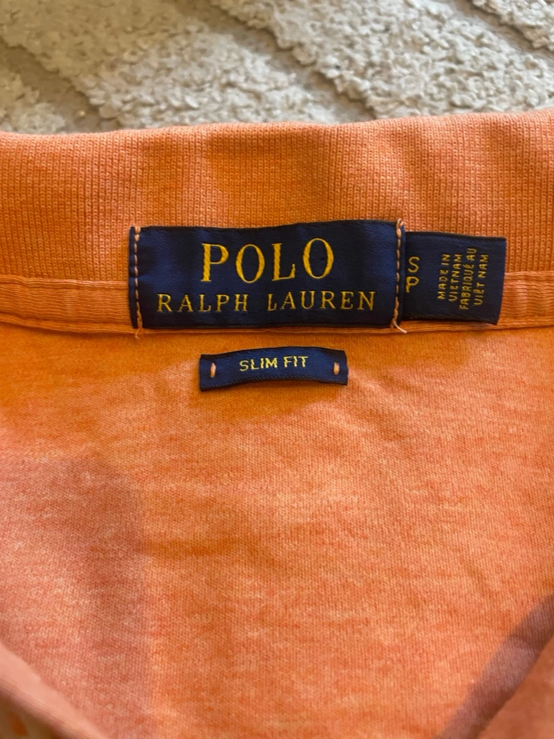 Orange pikétröja från Polo Ralph Lauren - 2