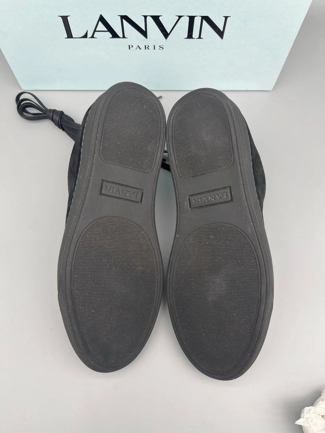 Hel svarta Lanvin skor med blank tå - 4