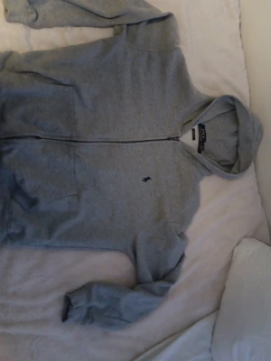 Grå hoodie från Polo Ralph Lauren - Säljer en stilren grå hoodie från Polo Ralph Lauren med dragkedja framtill och klassisk huva. Står L men sitter mer som en M skulle jag säga. Rimligt skick för priset. Aningen urtvättad men inte sönder.