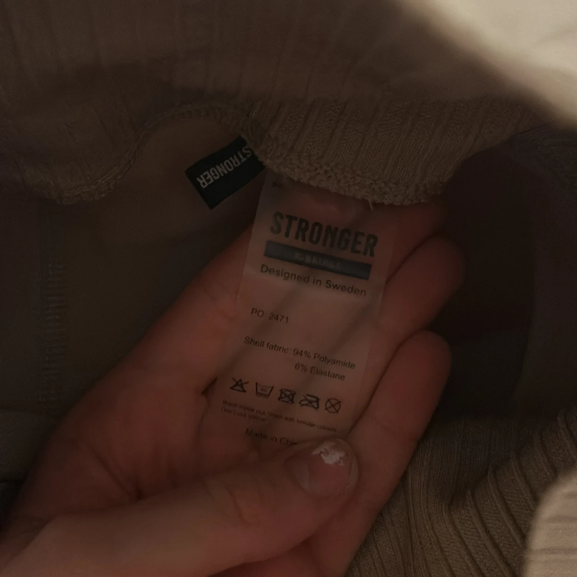 Beige leggings från Stronger - 3