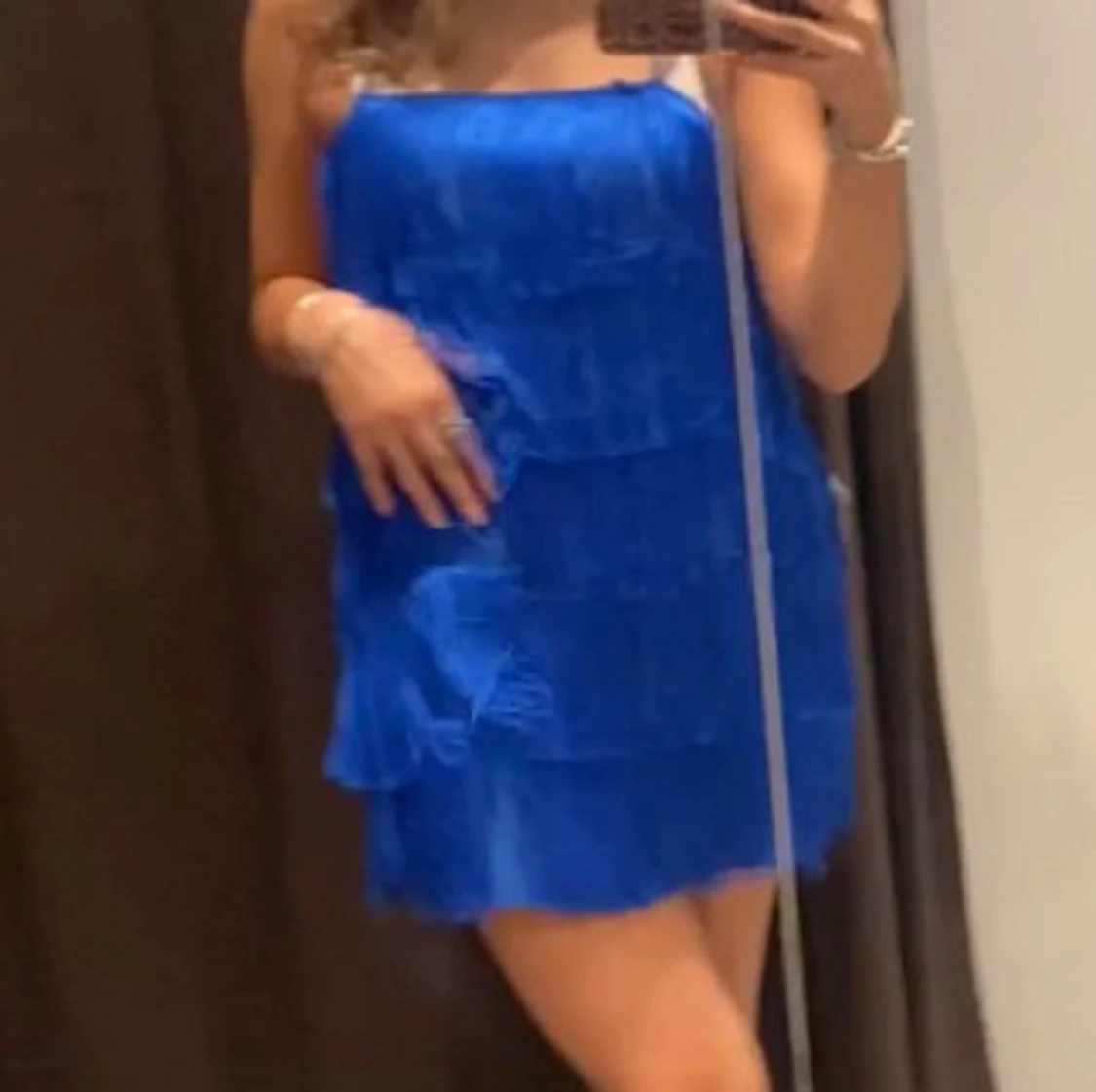 Blå fransklänning - 2