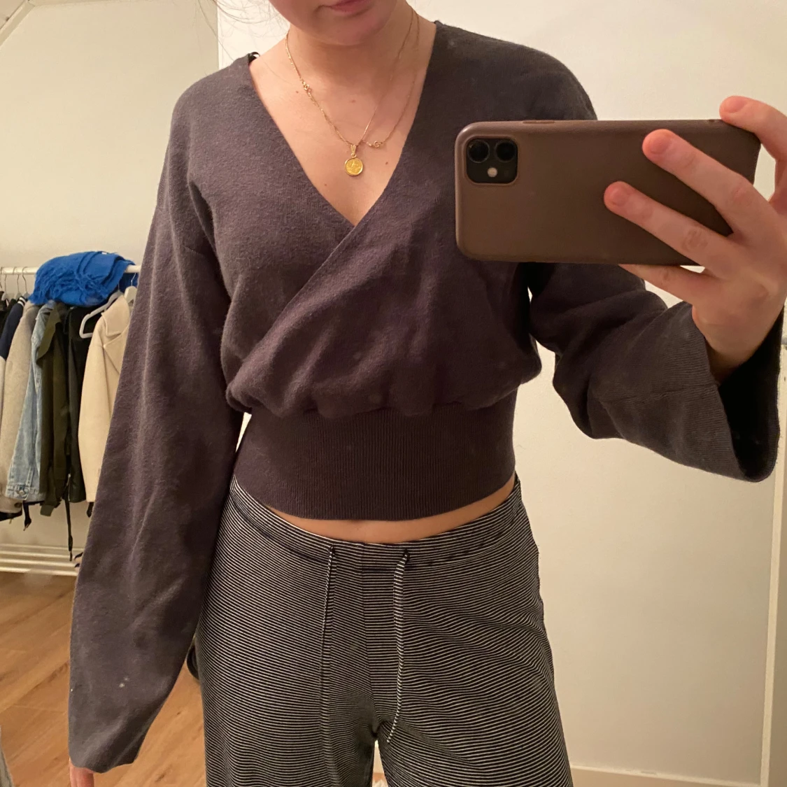 Mörkgrå omlottopp - 1