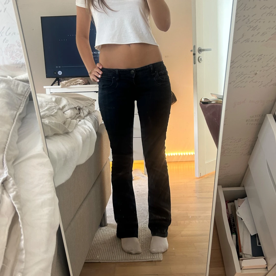 ltb lågmidjade jeans  - 2