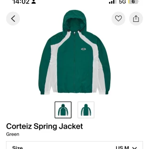 Corteiz spring jacket - Grön Corteiz spring jacket helt ny med tags i förpackning köpt från Corteiz egna hemsida, size medium, London based brand stort i England, försöker få såld i Sverige därav lägre pris