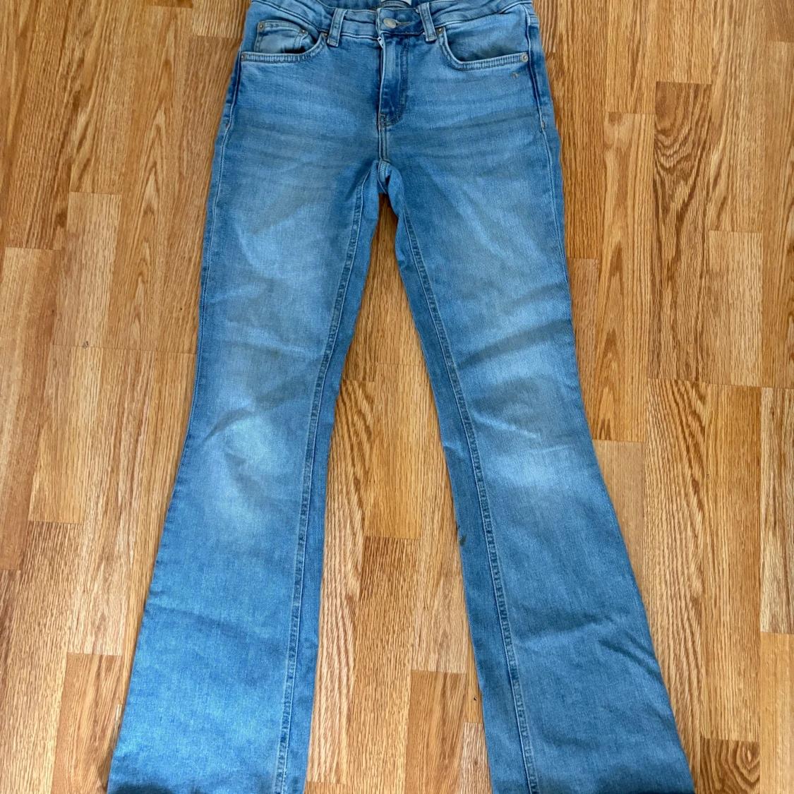 Blå 157 Low Bootcut jeans