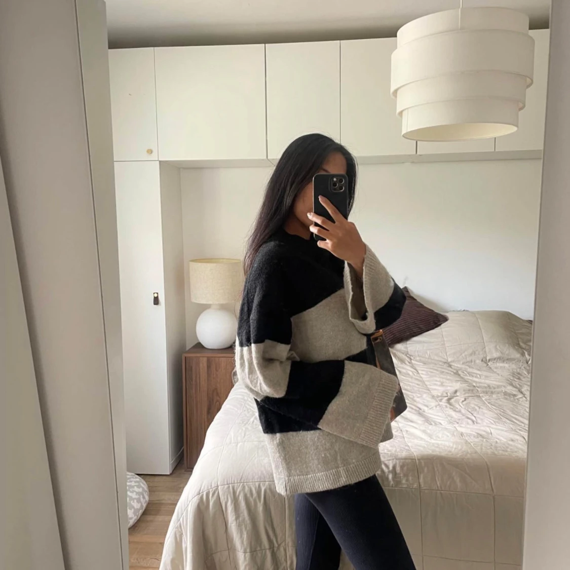 Stickad tröja i ullblandning - 3