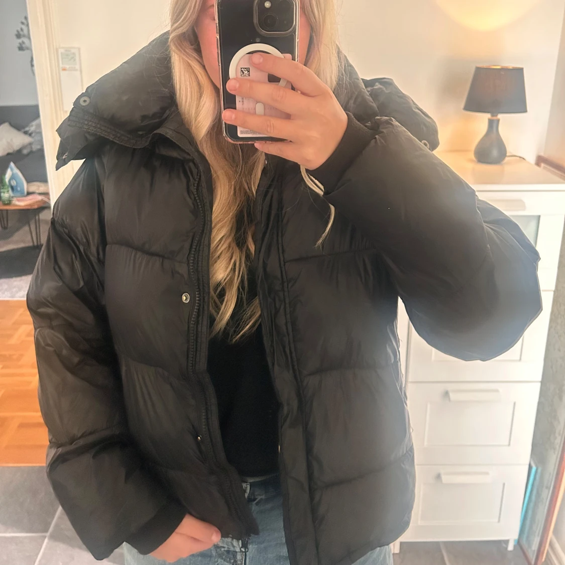 Svart pufferjacka - 3
