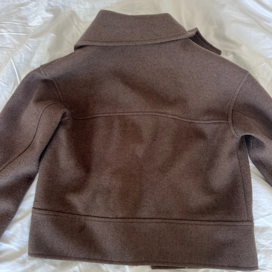 Brun overshirt i ull från Kappahl XS - 2