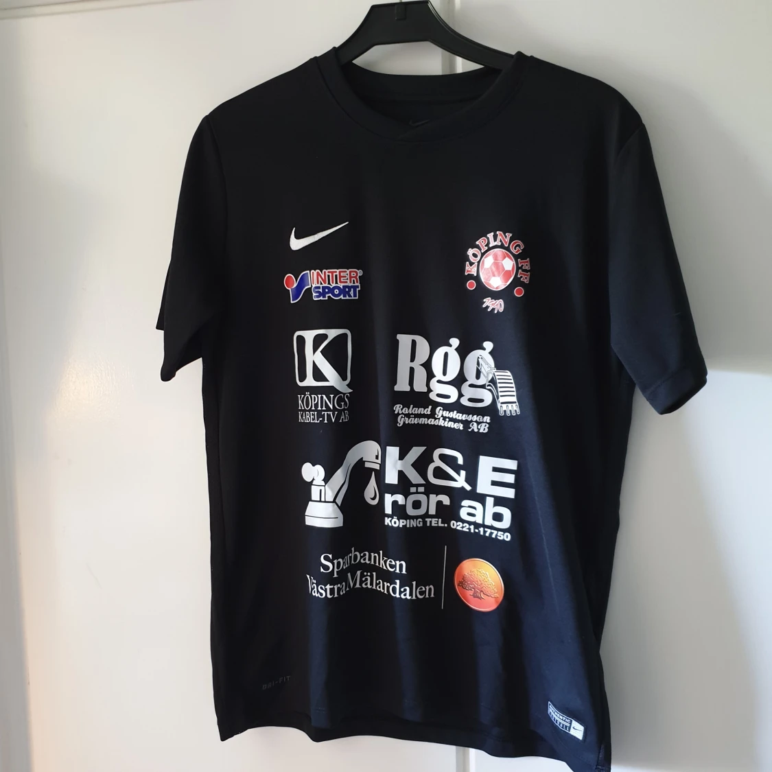 Köping FF matchtröja Nike svart nr 25