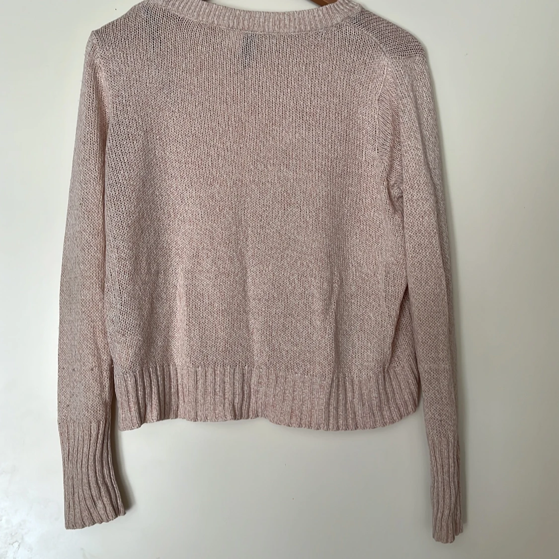 Ljusrosa stickad tröja från H&M Divided - 1