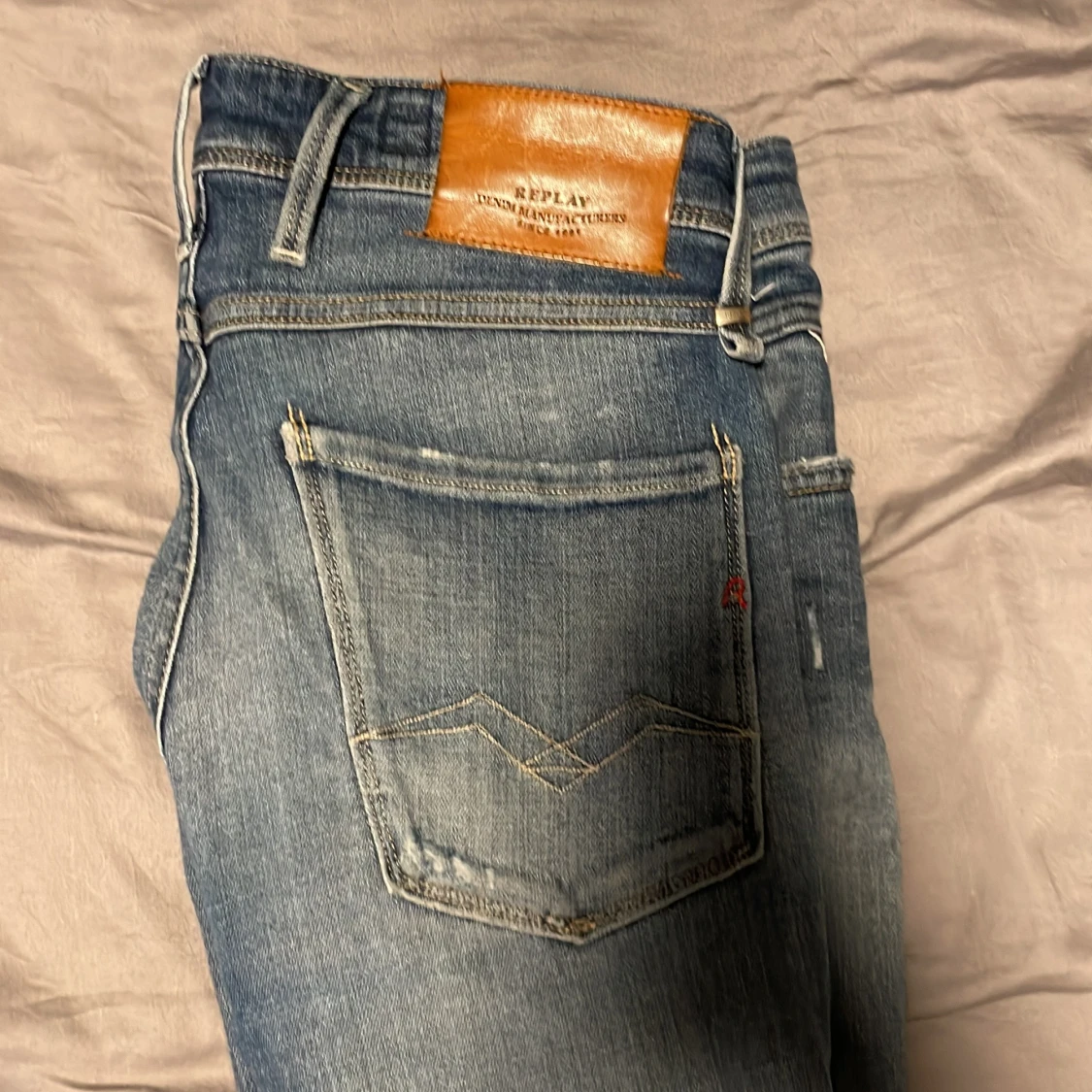 Replay Anbass blå slim fit jeans - 4
