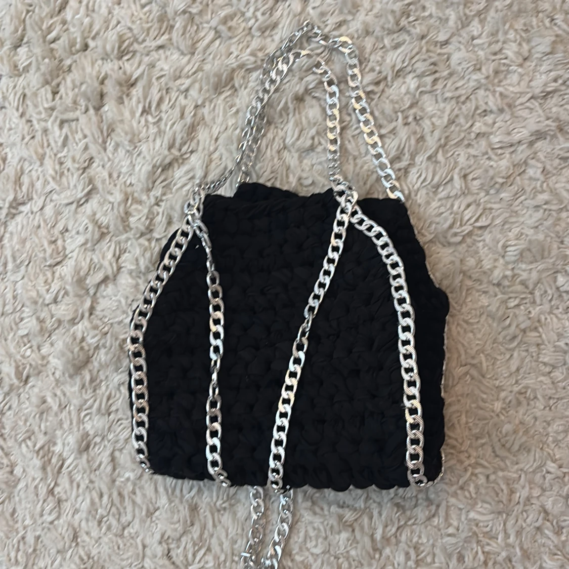 Svart virkad Stella inspirerad väska🫰😘 - 3