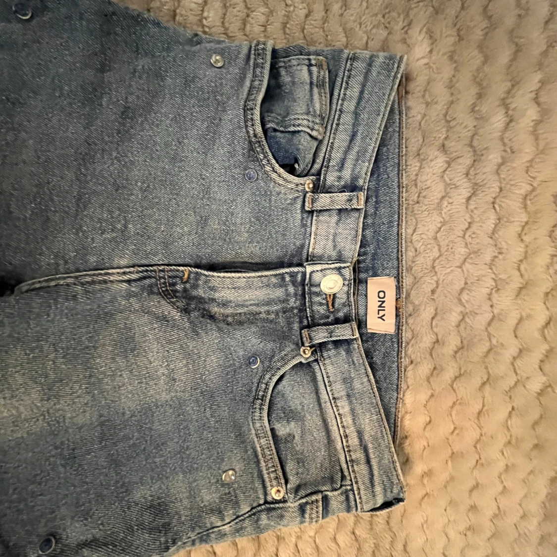 Only jeans med rhinestones - 1