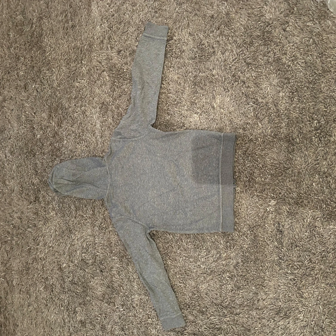 Grå hoodie med dragkedja från Nike - 3