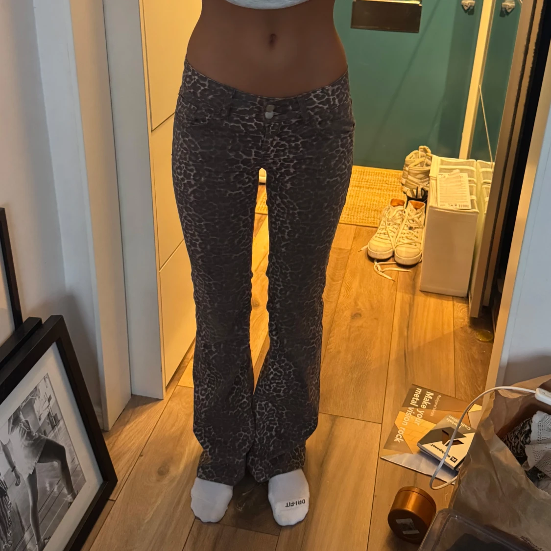  leopardmönstrade byxor