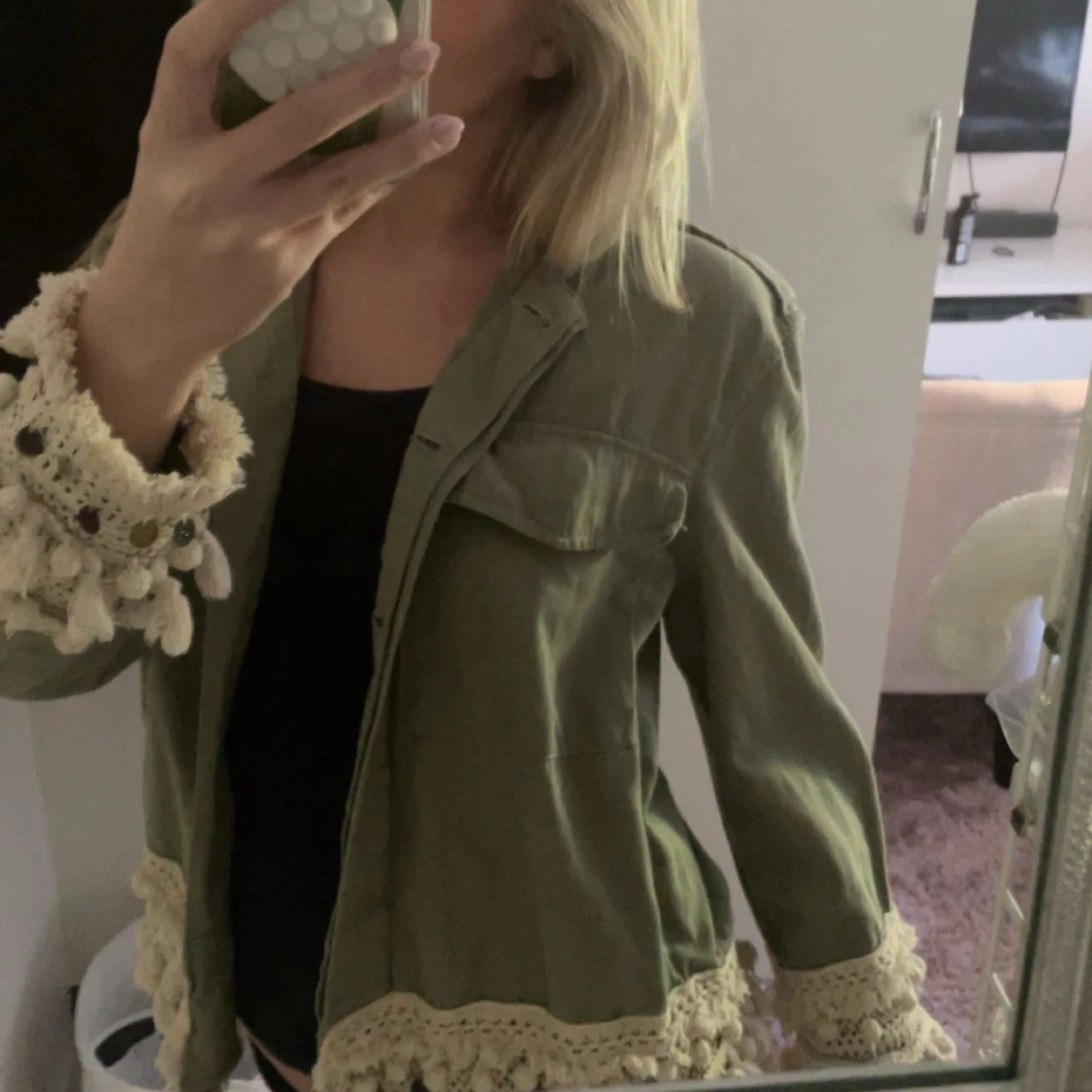 Grön jacka från Zara - 1