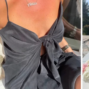 Djerf Avenue top - ”Tie tank top ash” från Djerf Avenue. Så fin och bra skick! Strl XS men passar även S. Nypris 1100:-🤍