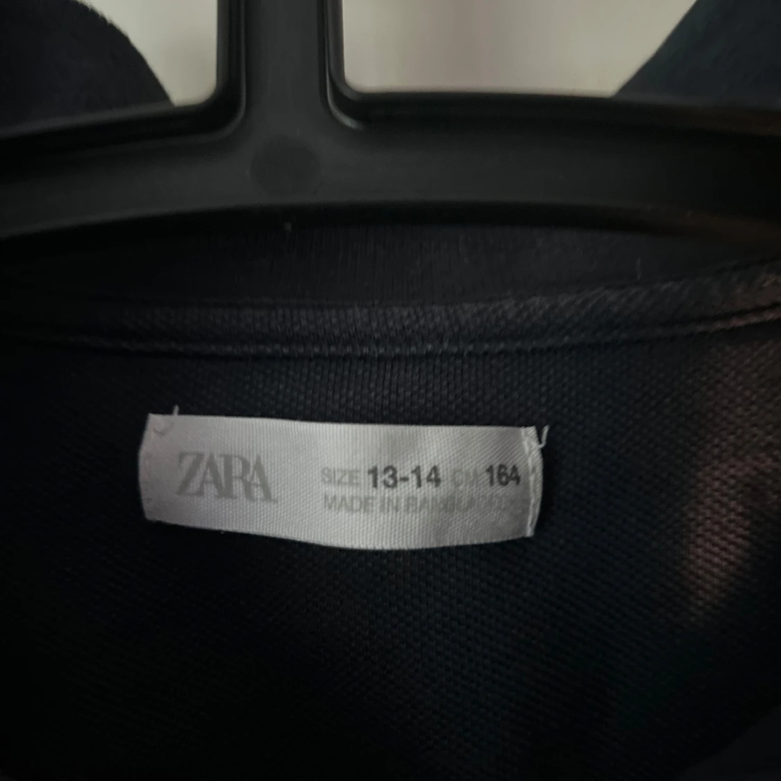 Svart långärmad pikétröja från Zara - 2