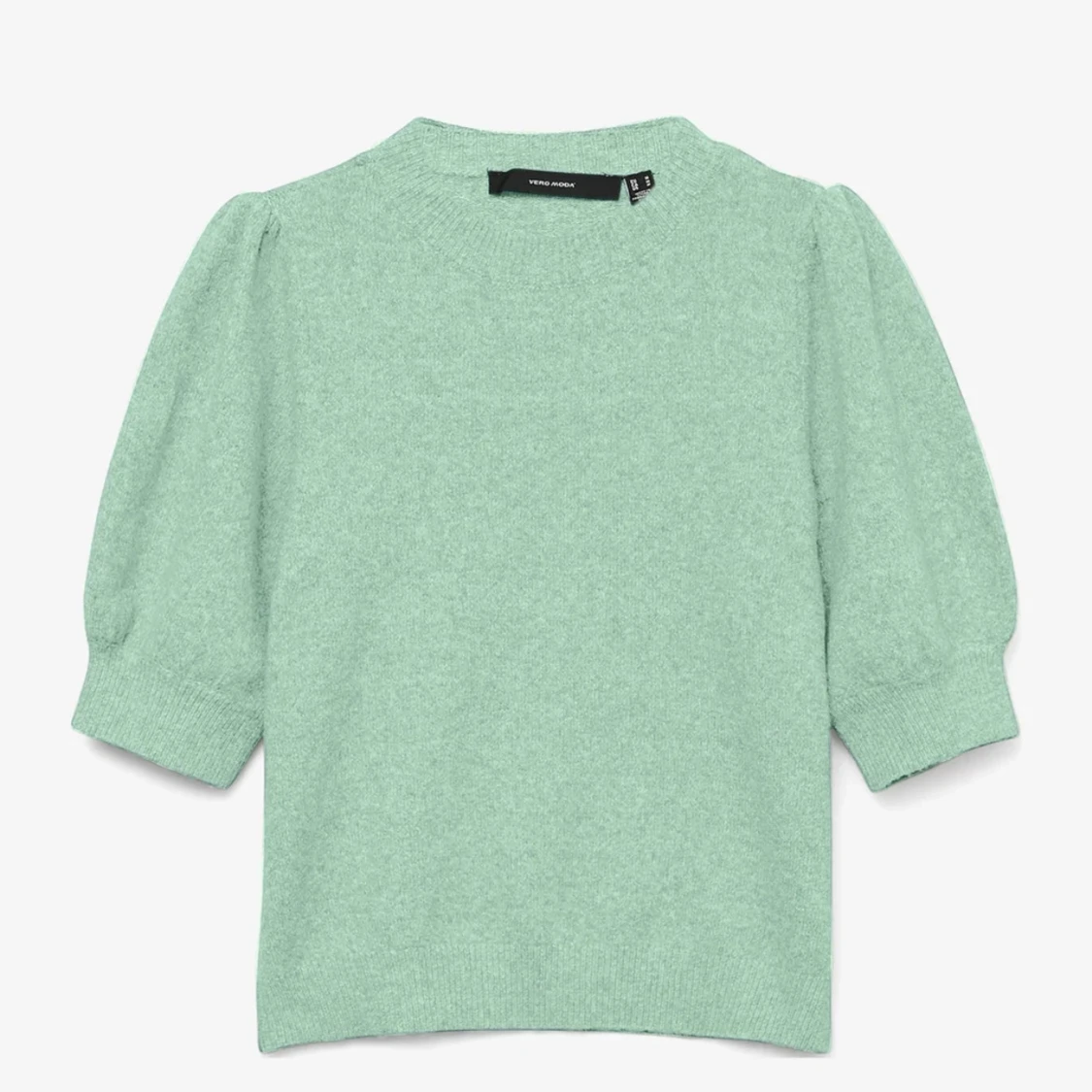 Ljusgrön stickad tröja från Vero Moda