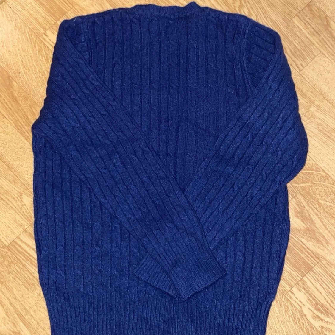 Blå stickad tröja från Polo Ralph Lauren - 3