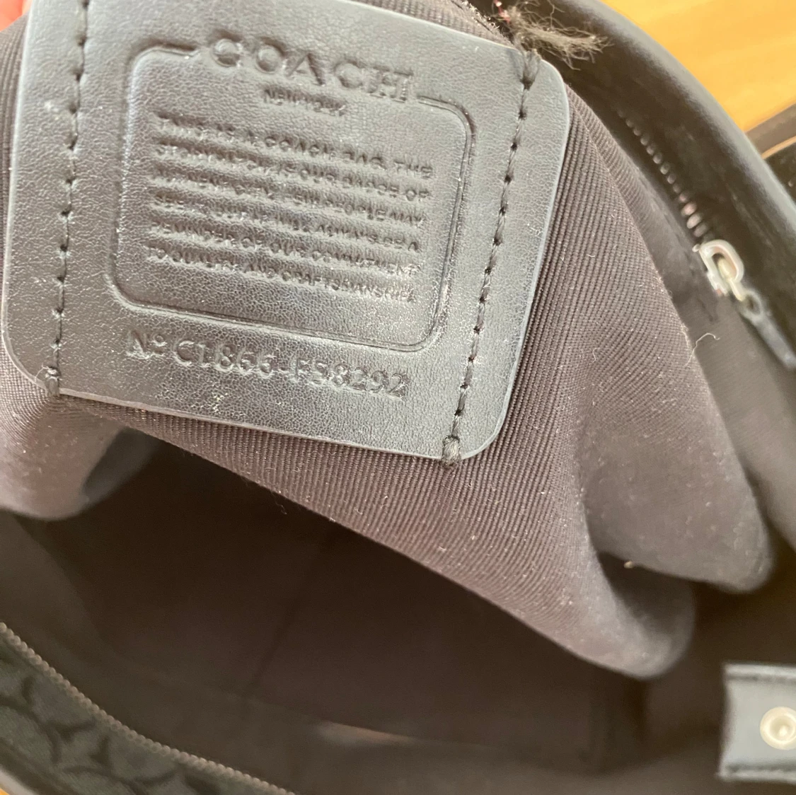 Coach liknande svart axelväska  - 3