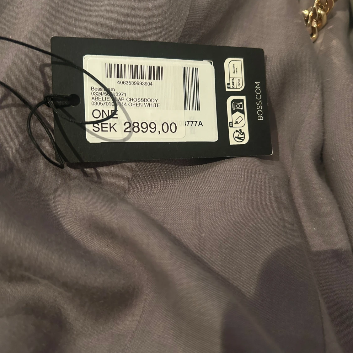 Vit axelväska från BOSS - 4