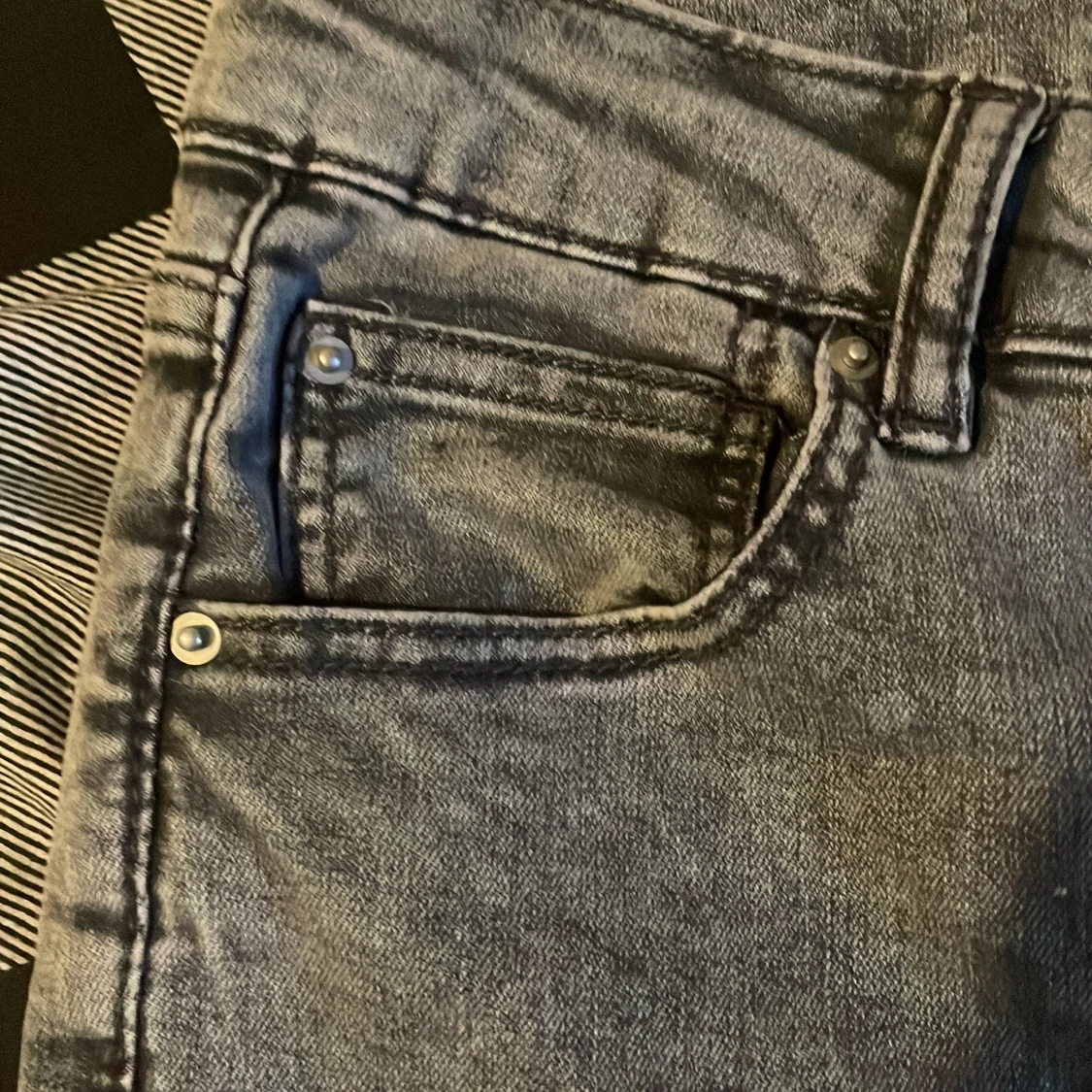 Grå bootcut jeans - 2