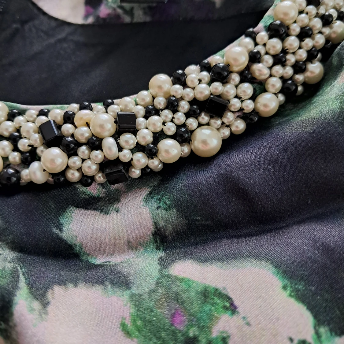 Blommig långklänning HUGO BOSS i siden. - 1