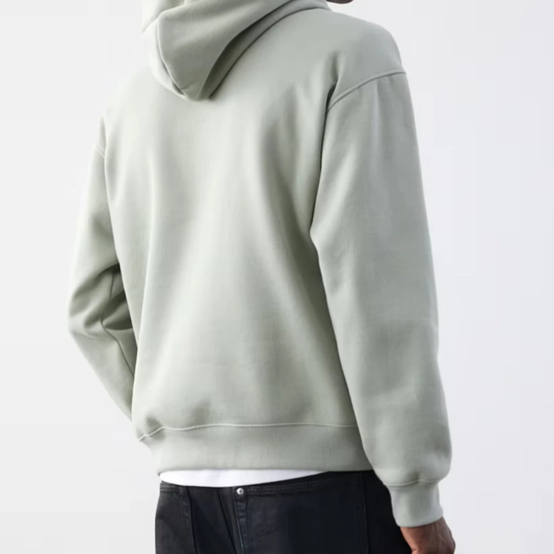 Ljusgrön hoodie från H&M - 2