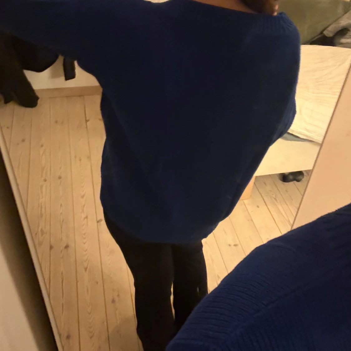 Blå stickad tröja från Ralph Lauren - 1