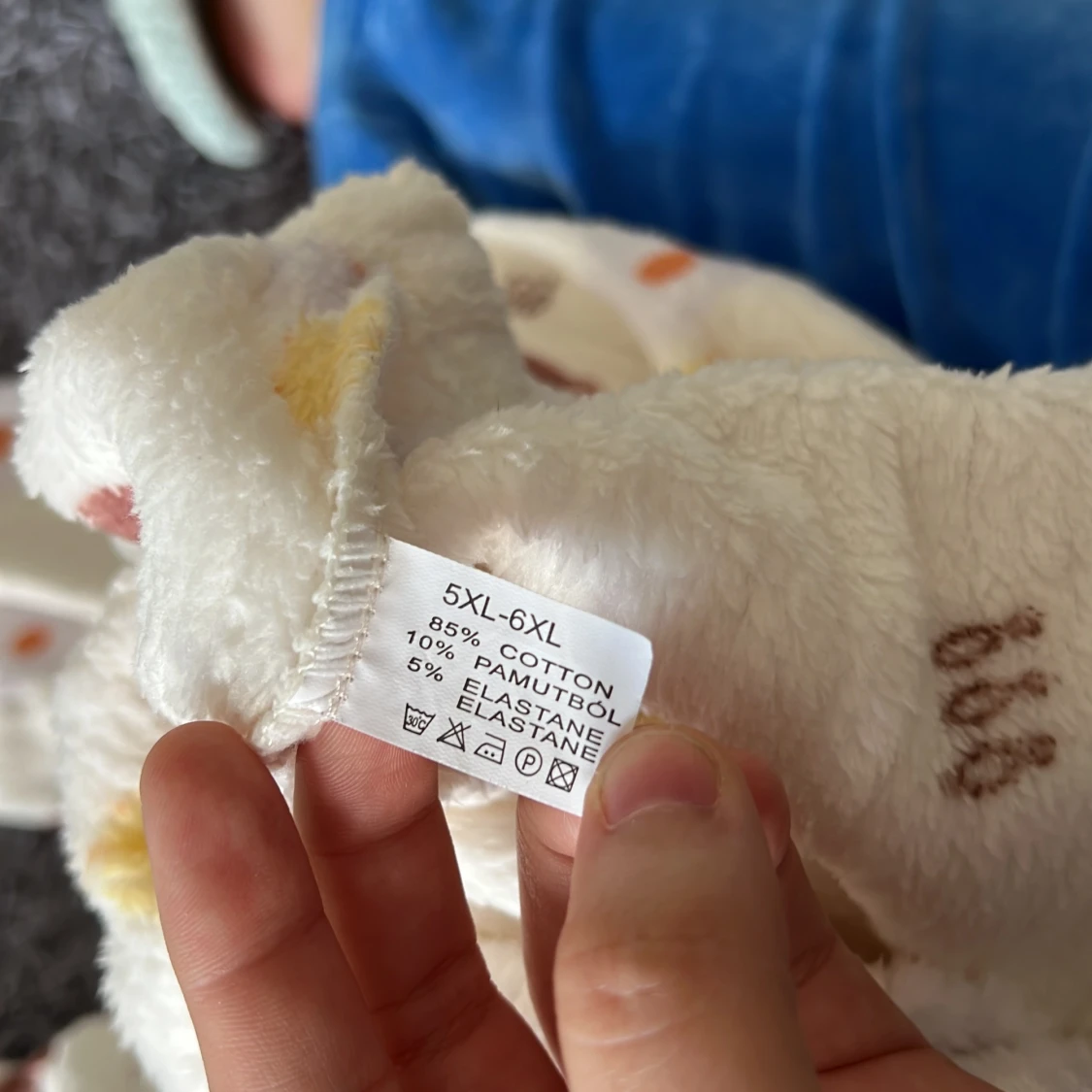 Söta mjukisbyxor med björnmönster - 2