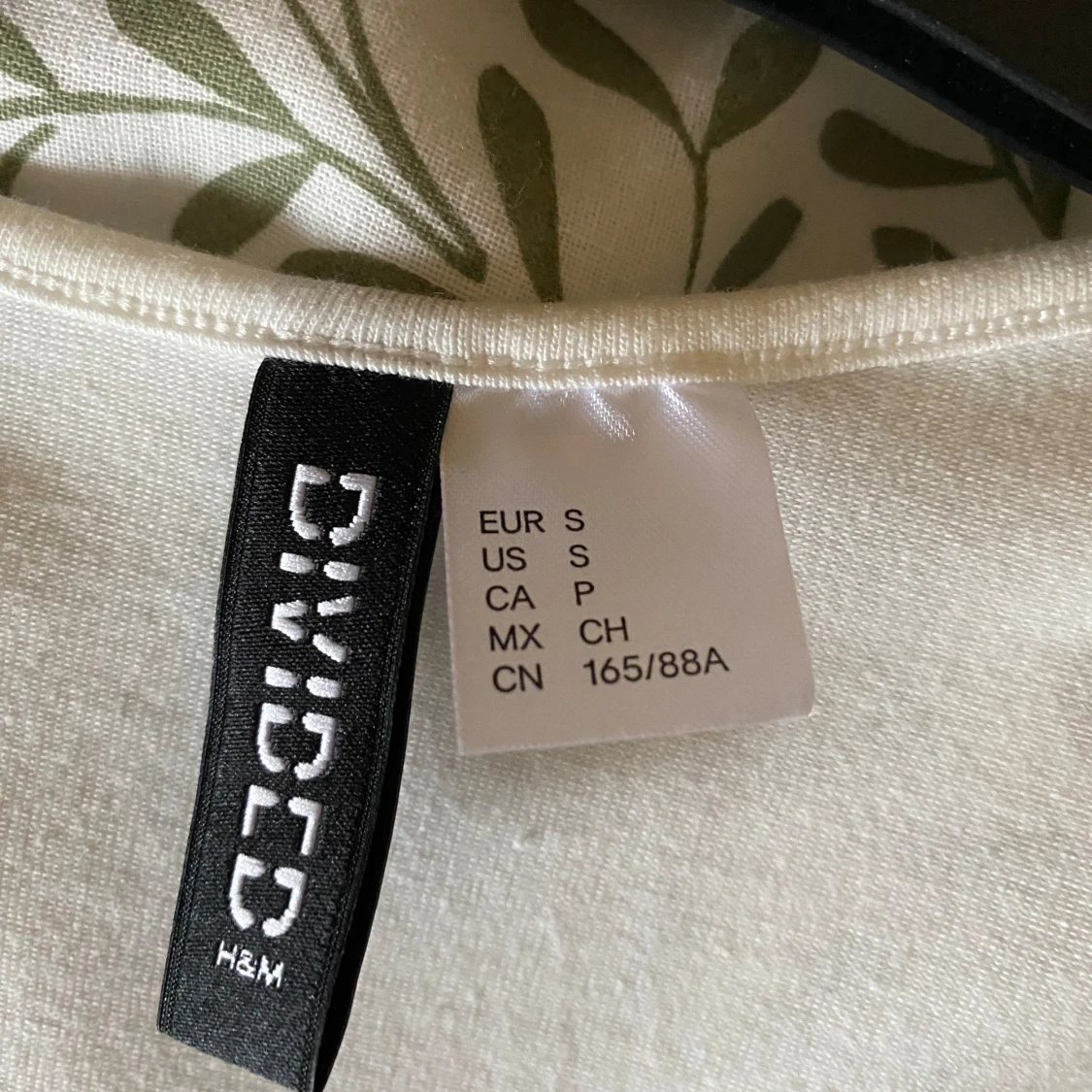 Vit långärmad topp från H&M Divided - 1